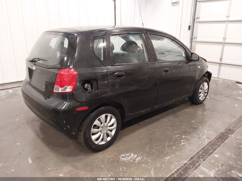 CHEVROLET AVEO 5 2007 VIN KL1TD66687B794672