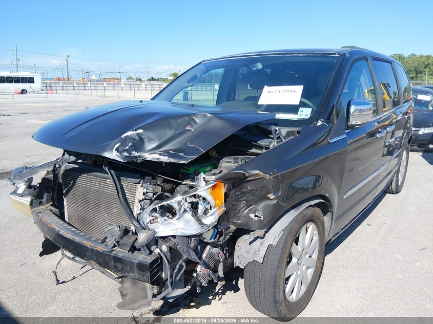 Vin: 2c4rc1cgxcr368774, lot: 46711939, chrysler town & country touring-l 20122