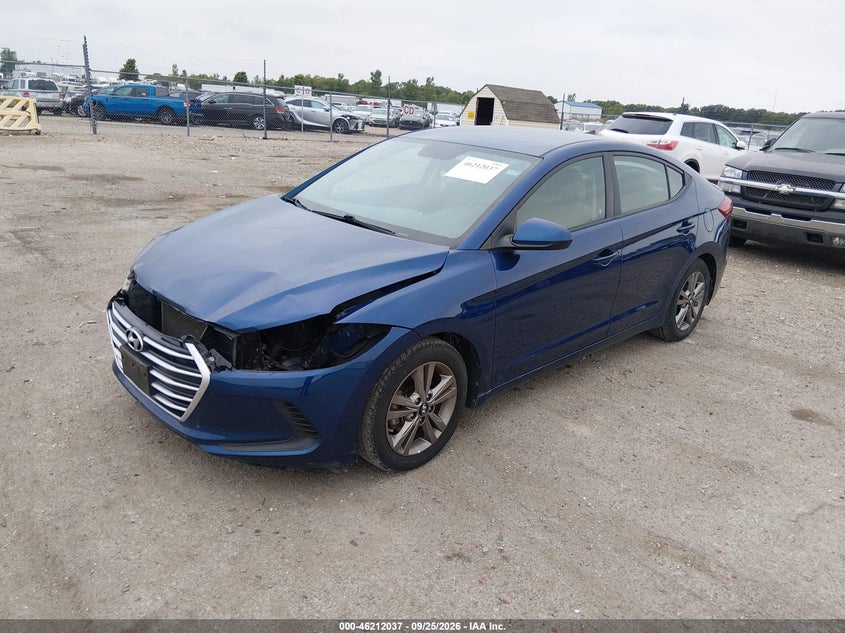 Vin: 5npd84lf7hh042505, lot: 46711960, hyundai elantra se 20172