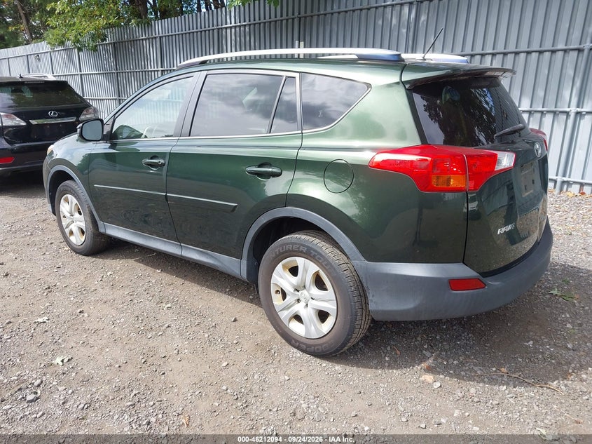 Vin: jtmzfrev5dd018801, lot: 46712017, toyota rav4 le 20133