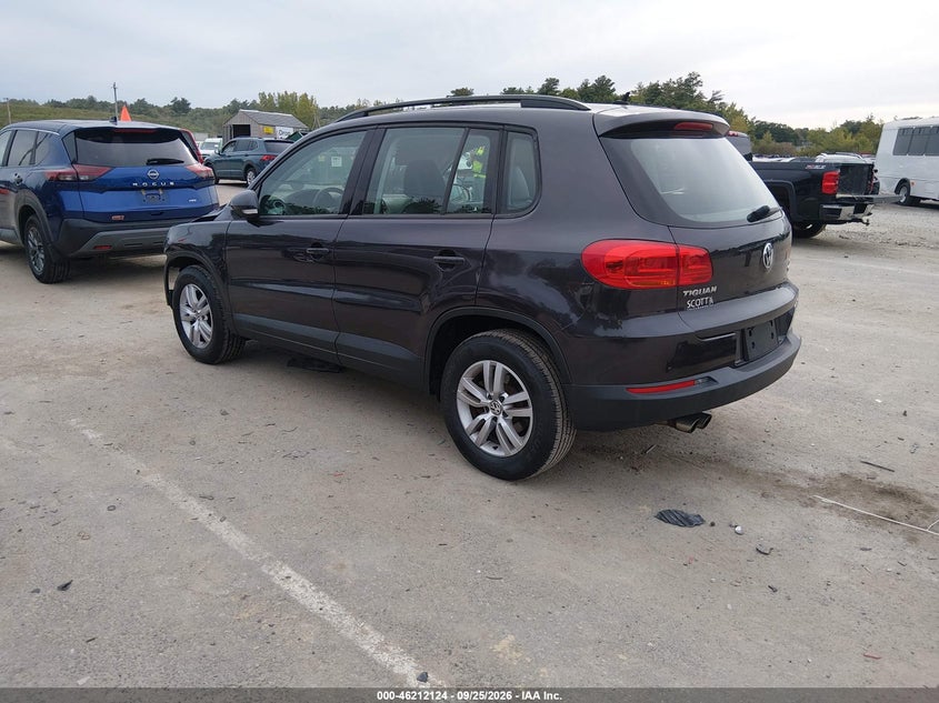 Vin: wvgbv7ax8gw590689, lot: 46712047, volkswagen tiguan s 20163