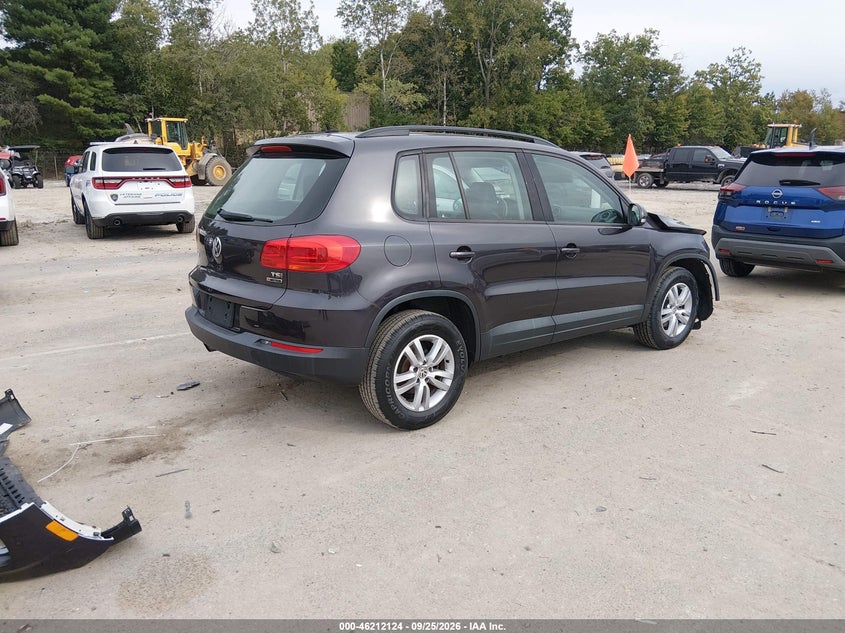 Vin: wvgbv7ax8gw590689, lot: 46712047, volkswagen tiguan s 20164