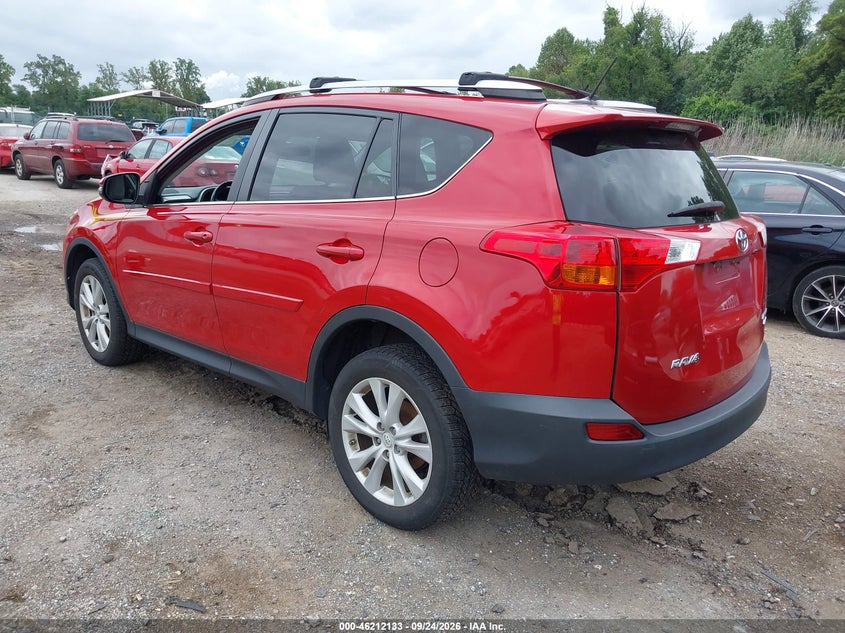 Vin: 2t3dfrev4fw363530, lot: 46712056, toyota rav4 limited 20153