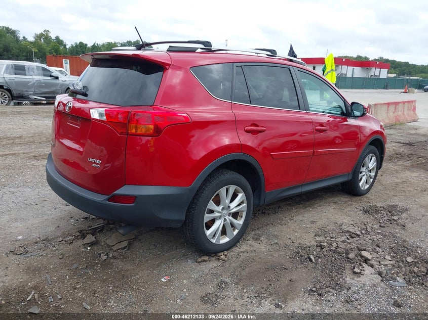 Vin: 2t3dfrev4fw363530, lot: 46712056, toyota rav4 limited 20154