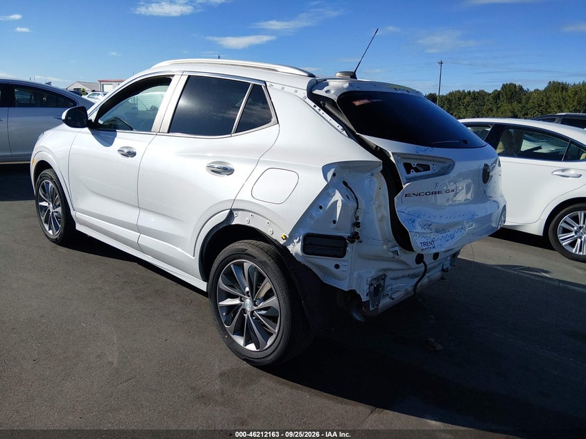 Vin: kl4mmdsl3nb143213, lot: 46712086, buick encore gx fwd select 20223
