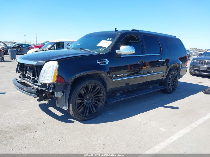 Vin: 1gys4kef7br161377, lot: 46712097, cadillac escalade esv platinum edition 20112