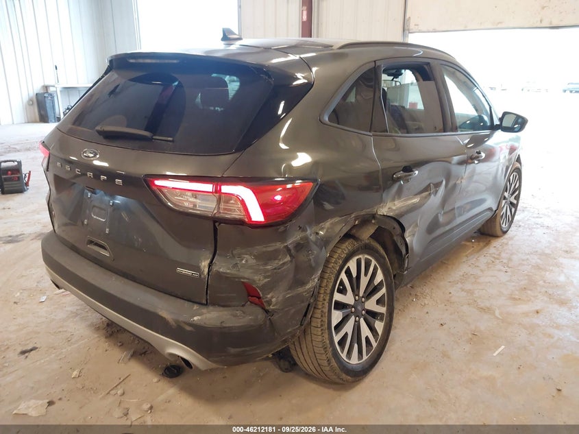 Vin: 1fmcu9bzxlub68299, lot: 46712104, ford escape se sport hybrid 20204