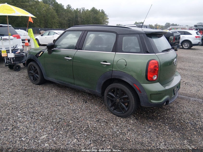Vin: wmwzc3c52fwt05851, lot: 46712152, mini countryman cooper s 20153