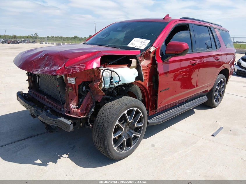 Vin: 1gnscrkd0mr290902, lot: 46712187, chevrolet tahoe rst 20212