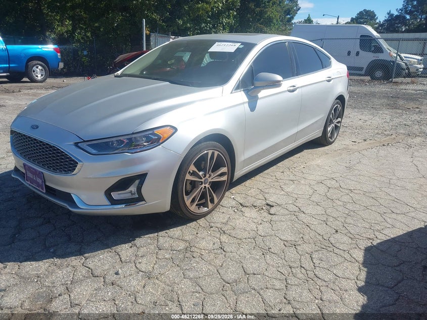 Vin: 3fa6p0d97kr260273, lot: 46712191, ford fusion titanium 20192