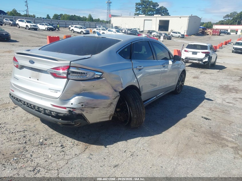 Vin: 3fa6p0d97kr260273, lot: 46712191, ford fusion titanium 20194