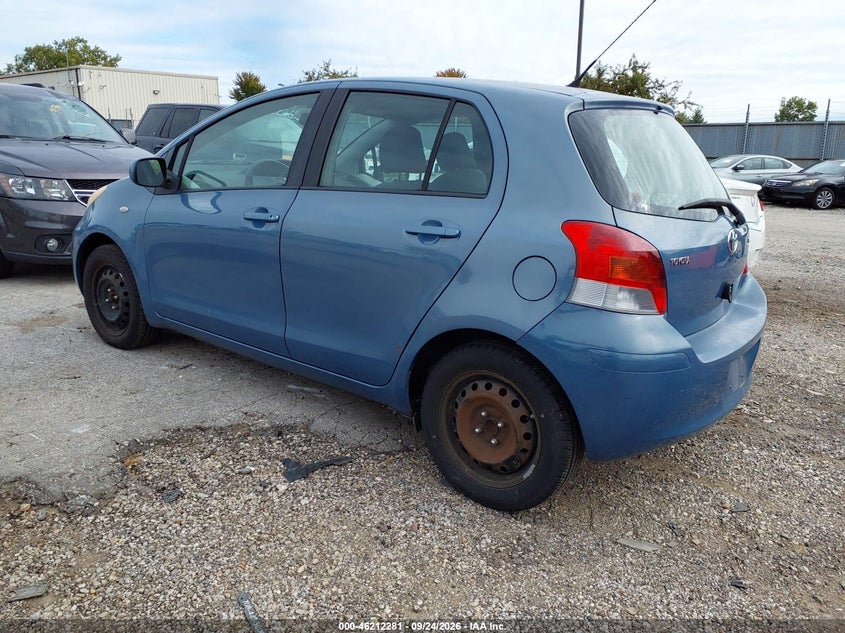 Vin: jtdkt4k30a5325203, lot: 46712204, toyota yaris 20103