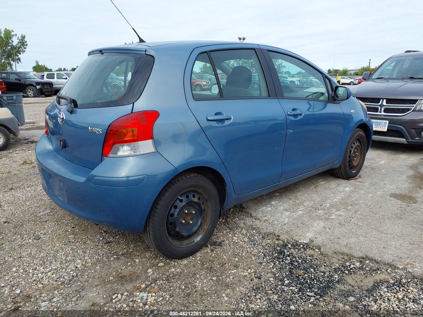 Vin: jtdkt4k30a5325203, lot: 46712204, toyota yaris 20104