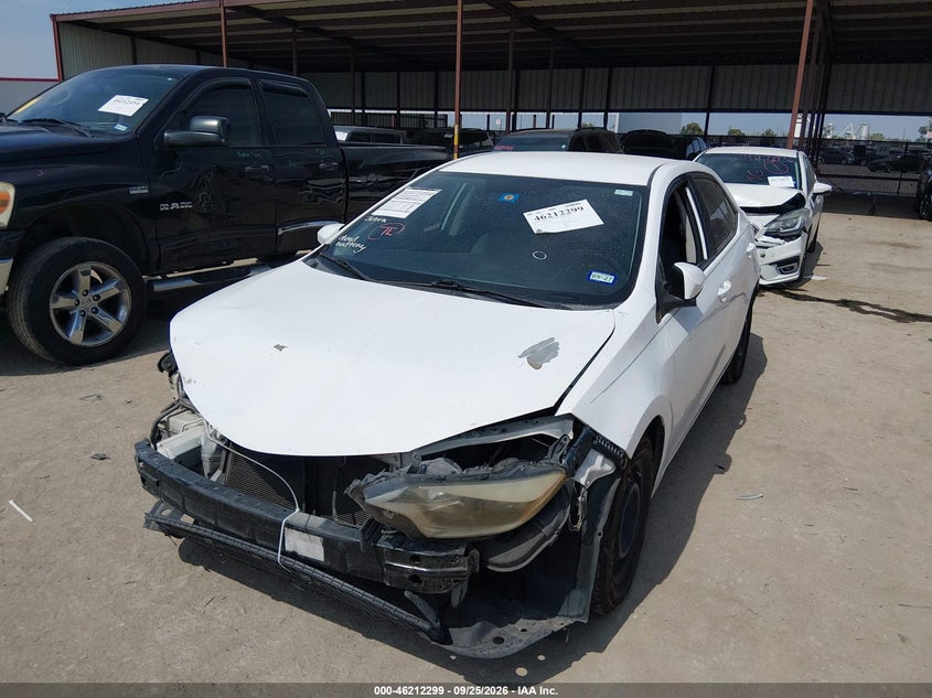 2015 Toyota Corolla, Удар спереду, IAAI, VIN 2T1BURHE6FC298960 — фото 2