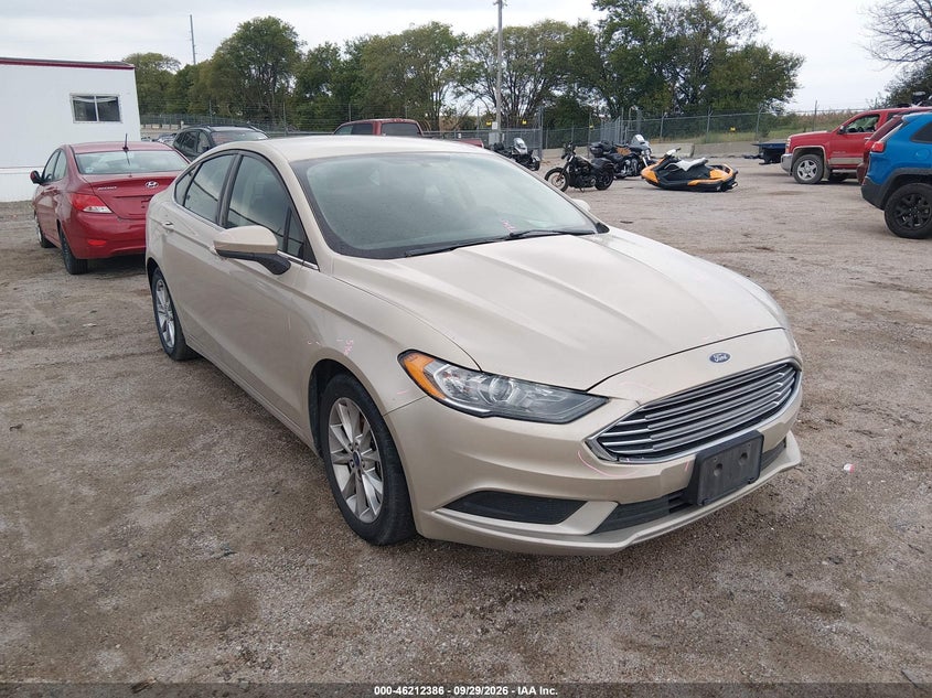 Vin: 3fa6p0h72hr143685, lot: 46712309, ford fusion se 20171