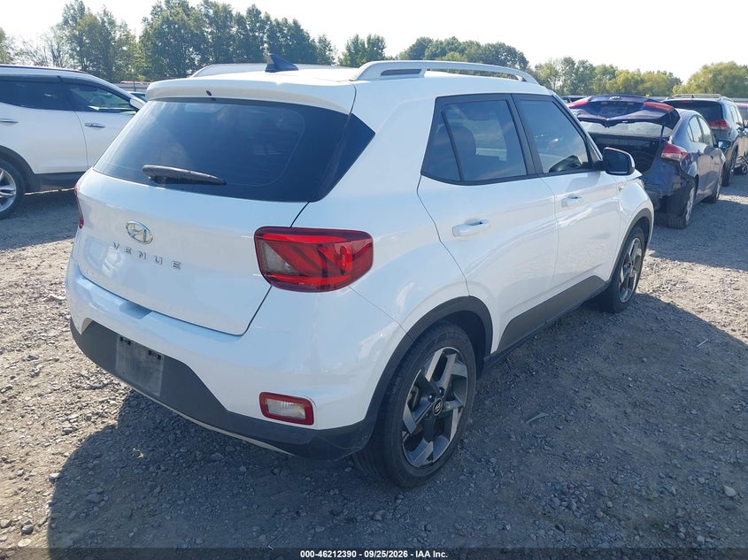 Vin: kmhrc8a31mu063687, lot: 46712313, hyundai venue sel 20214