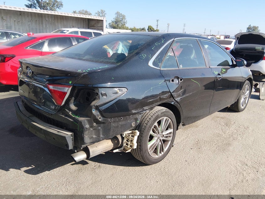 Vin: 4t1bf1fk4gu190311, lot: 46712319, toyota camry se 20164