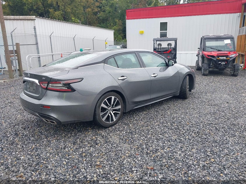Vin: 1n4aa6cv9mc514290, lot: 46712331, nissan maxima sv xtronic cvt 20214