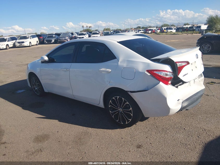 Vin: 2t1burhe3ec179794, lot: 46712342, toyota corolla s plus 20143