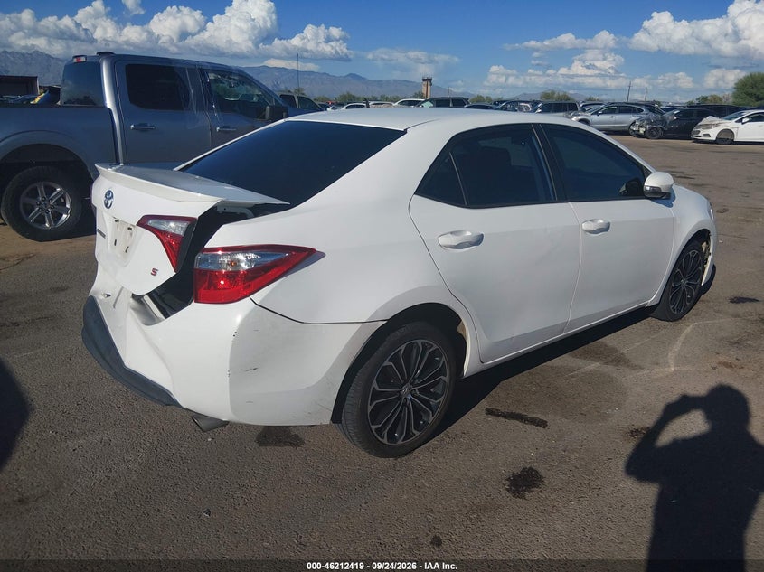 Vin: 2t1burhe3ec179794, lot: 46712342, toyota corolla s plus 20144