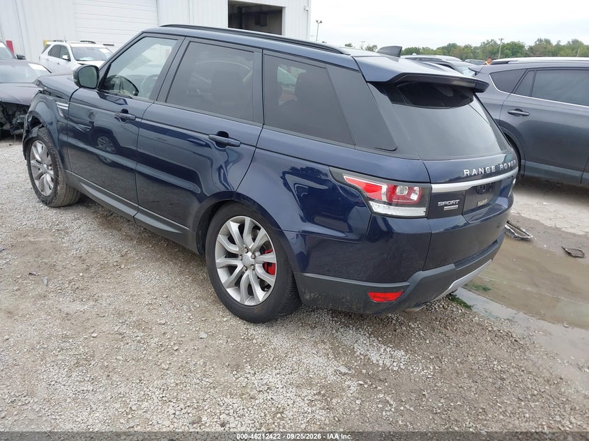 Vin: salwr2fexha144541, lot: 46712345, land rover range rover sport 5.0l v8 supercharged/5.0l v8 supercharged dynamic 20173