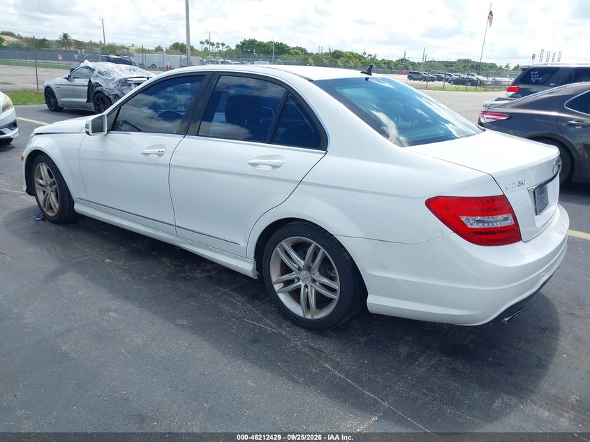 Vin: wddgf4hb5dr293881, lot: 46712352, mercedes-benz c 250 sport 20133