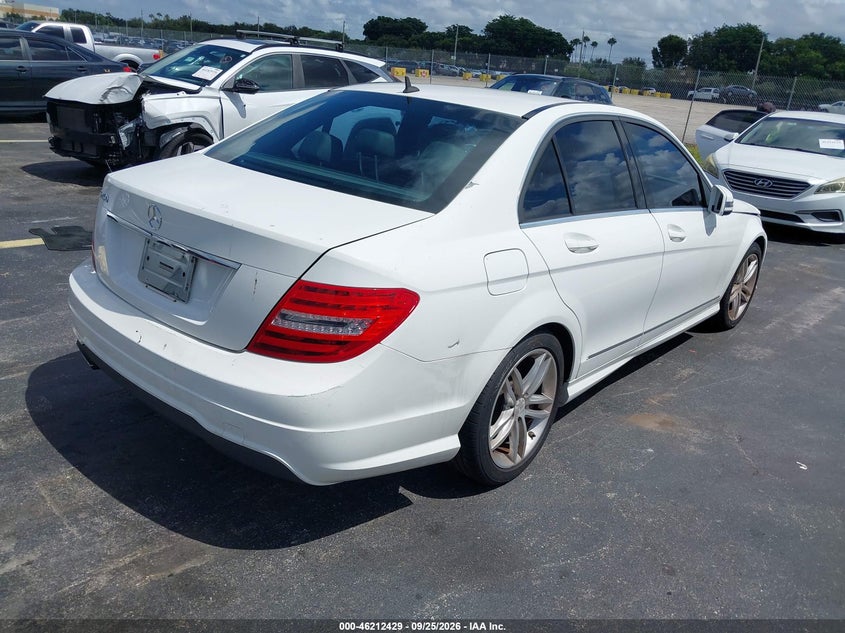Vin: wddgf4hb5dr293881, lot: 46712352, mercedes-benz c 250 sport 20134