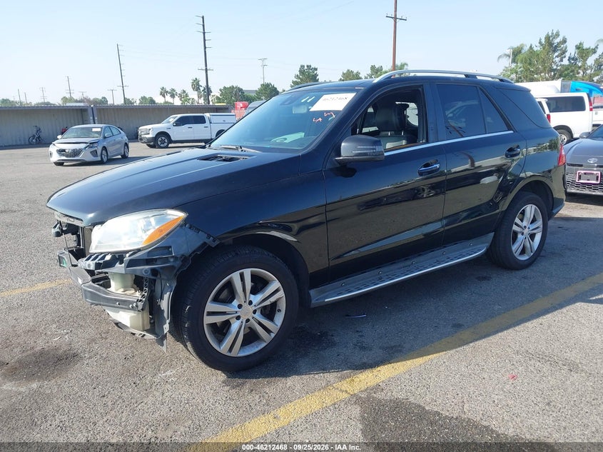 Vin: 4jgda5jbxea295844, lot: 46712391, mercedes-benz ml 350 20142