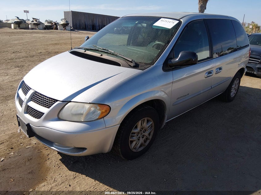 2001 Dodge Caravan, Звичайний знос, IAAI, VIN 1B8GP453X1B273890 — фото 2