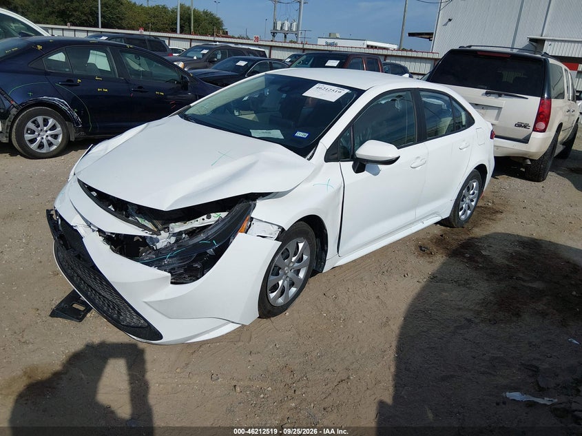 Vin: 5yfepmaexnp372607, lot: 46712442, toyota corolla le 20222