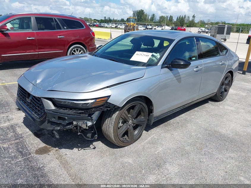 Vin: 1hgcy2f76sa083633, lot: 46712463, honda accord hybrid sport-l 20252