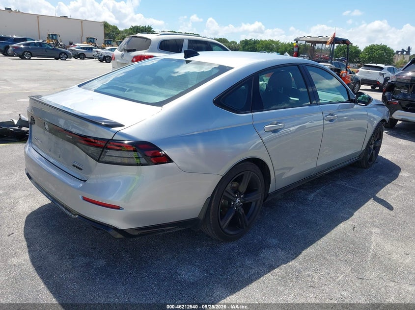 Vin: 1hgcy2f76sa083633, lot: 46712463, honda accord hybrid sport-l 20254