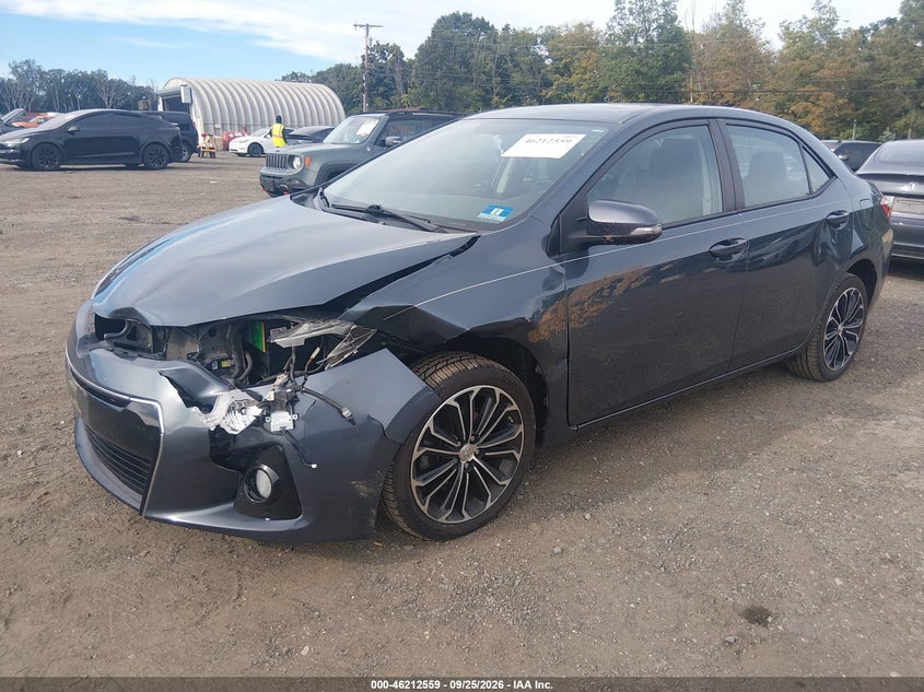 2016 Toyota Corolla, Удар спереду, IAAI, VIN 2T1BURHE3GC516208 — фото 2