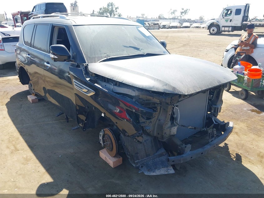 Vin: jn8az2ac6r9500188, lot: 46712511, infiniti qx80 premium select awd 2024 img_1