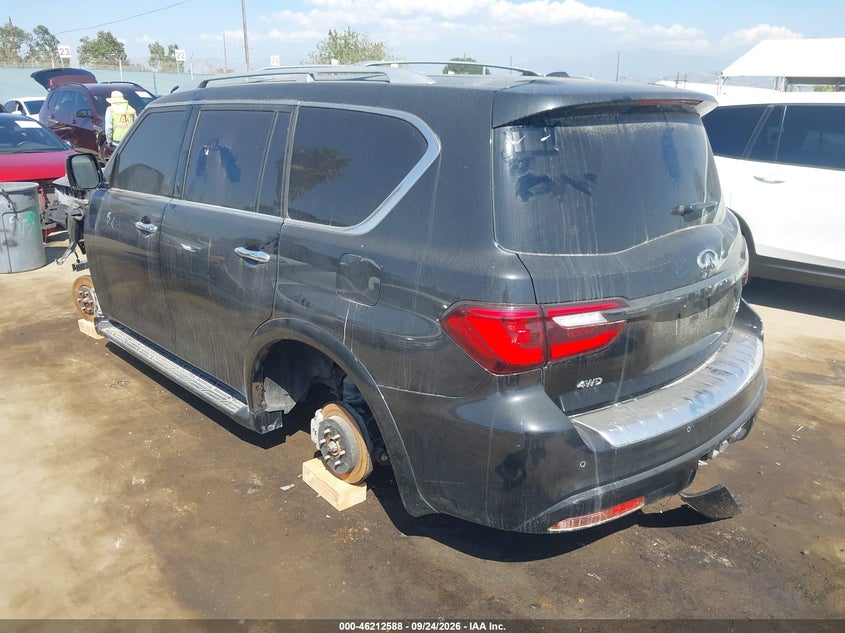 Vin: jn8az2ac6r9500188, lot: 46712511, infiniti qx80 premium select awd 20243