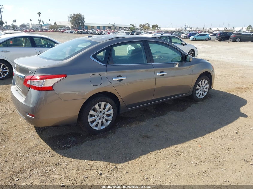 Vin: 3n1ab7ap0fy255610, lot: 46712569, nissan sentra sv 20154