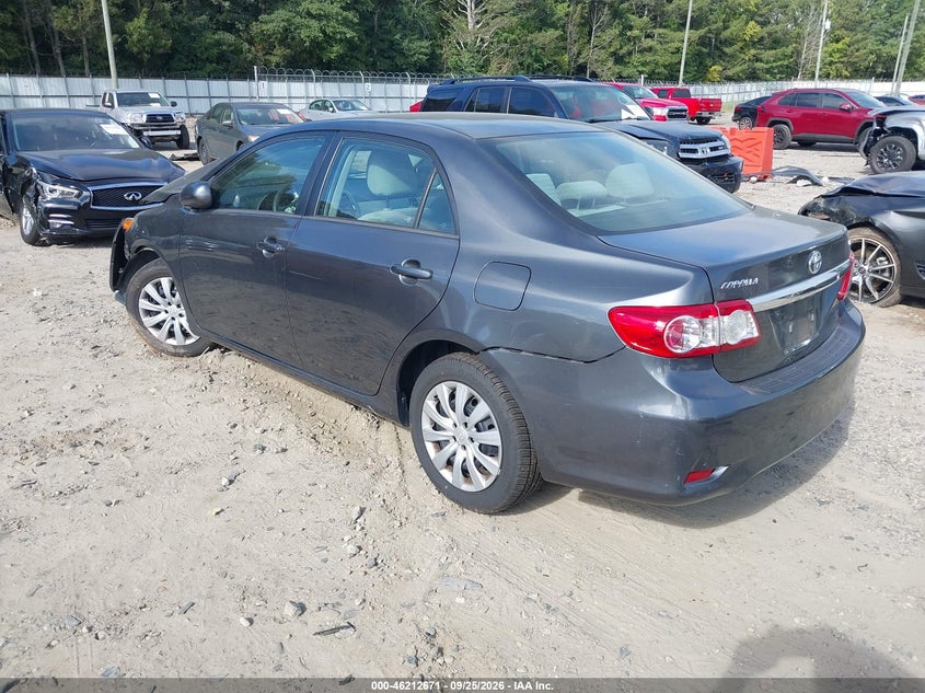 Vin: 2t1bu4ee6cc911002, lot: 46712594, toyota corolla le 20123