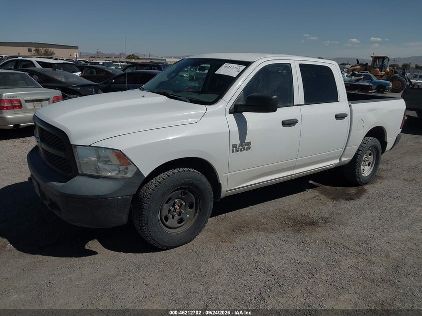 Vin: 1c6rr7kg5js297232, lot: 46712625, ram 1500 tradesman  4x4 5'7 box 20182