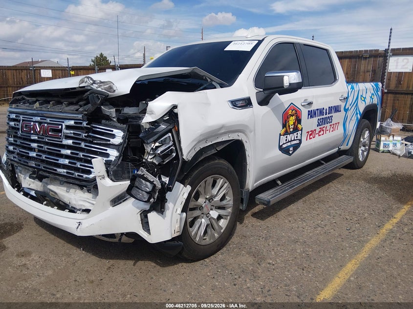Vin: 3gtuuge89pg241588, lot: 46712628, gmc sierra 1500 4wd  short box denali 20232