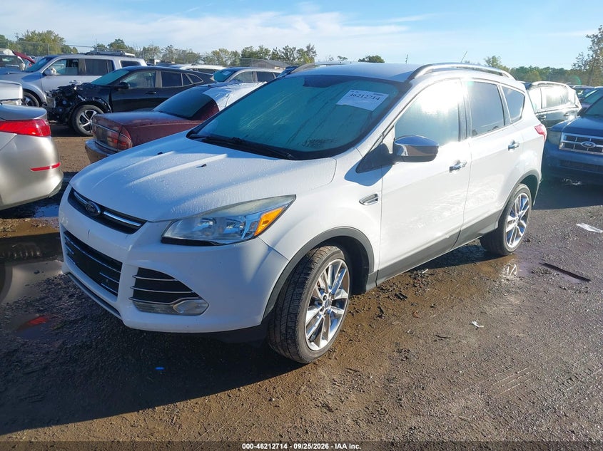 Vin: 1fmcu0gx9fuc34123, lot: 46712637, ford escape se 20152