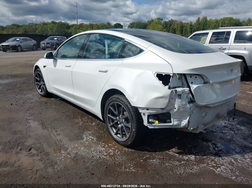 Vin: 5yj3e1ea0kf484360, lot: 46712658, tesla model 3 long range/mid range/standard range/standard range plus 20193