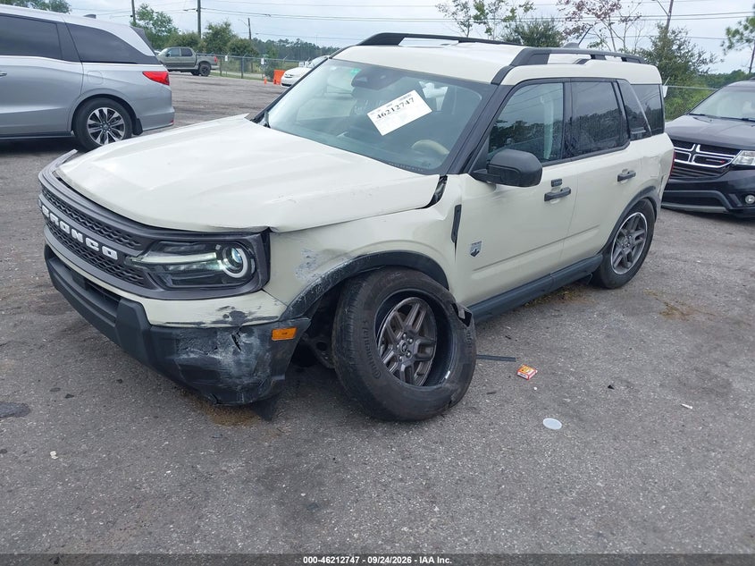 Vin: 3fmcr9bn8sre84644, lot: 46712670, ford bronco sport big bend 20252