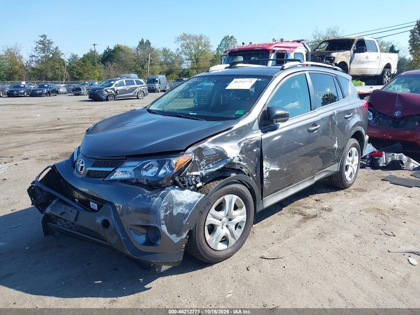 Vin: 2t3bfrevxew210026, lot: 46712694, toyota rav4 le 20142
