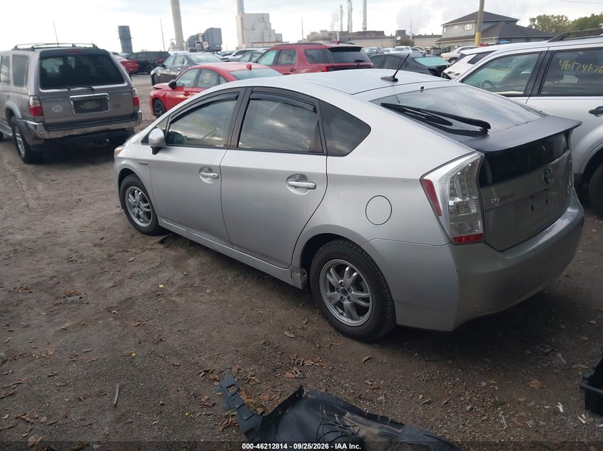 Vin: jtdkn3du2b1430019, lot: 46712737, toyota prius two 20113