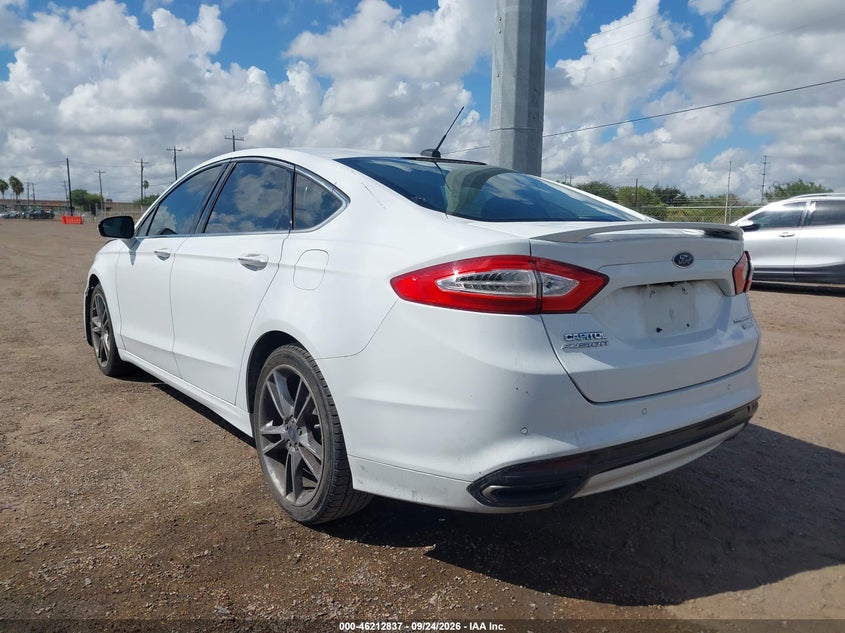 Vin: 3fa6p0k9xer293338, lot: 46712760, ford fusion titanium 20143