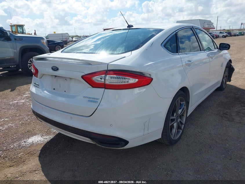 Vin: 3fa6p0k9xer293338, lot: 46712760, ford fusion titanium 20144
