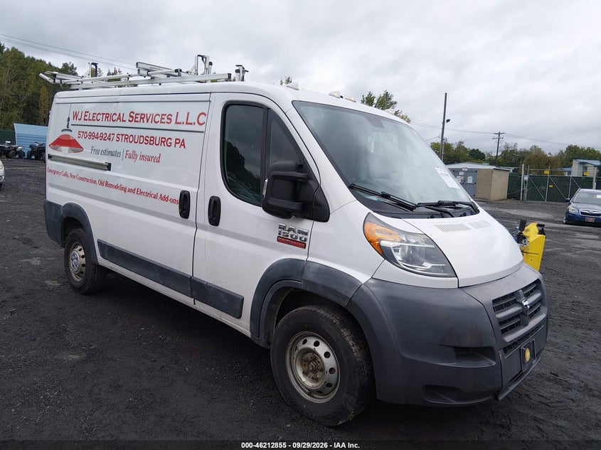 Vin: 3c6trvag1ge132771, lot: 46712778, ram promaster 1500 low roof 2016 img_1