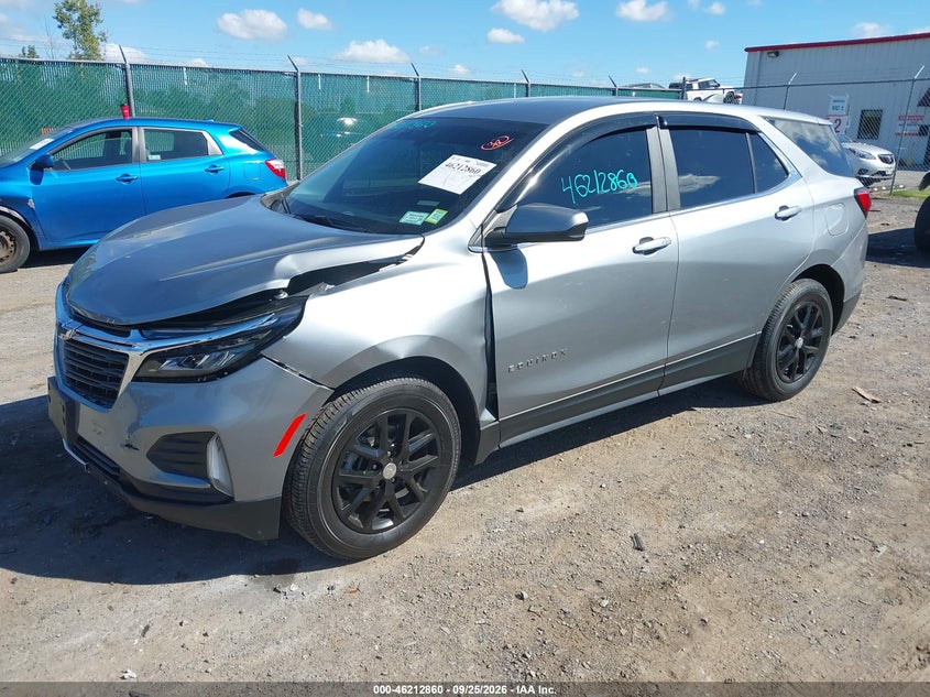 Vin: 3gnaxkeg8rs108235, lot: 46712783, chevrolet equinox fwd lt 20242