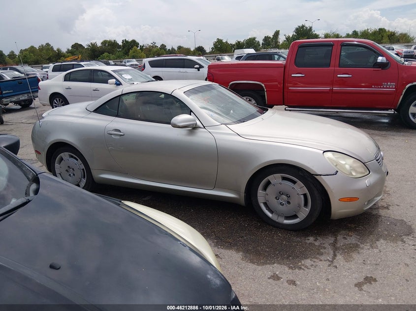 LEXUS SC 430 2002 VIN JTHFN48Y020008162
