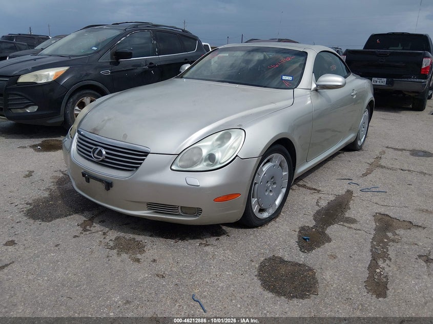 LEXUS SC 430 2002 VIN JTHFN48Y020008162